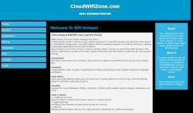 
							         Wifi Hotspot Captive Portal Cloud Based Management System								  
							    