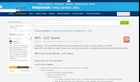 
							         WiFi - LCC Guest - HELP								  
							    