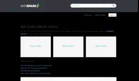 
							         WiFi SPARK Support Portal								  
							    