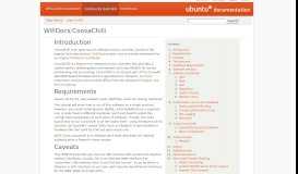 
							         WifiDocs/CoovaChilli - Community Help Wiki - Ubuntu Documentation								  
							    
