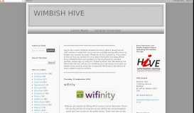 
							         wifinity - WIMBISH HIVE								  
							    