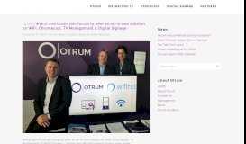 
							         Wifirst and Otrum join forces to offer an all-in-one solution ... - OTRUM AS								  
							    
