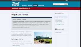 
							         Wigan Life Centre - Wigan Council								  
							    