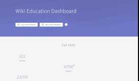 
							         Wiki Education Dashboard								  
							    