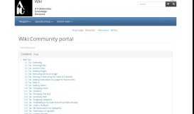 
							         Wiki:Community portal - Wiki								  
							    
