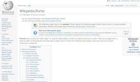 
							         Wikipedia:Portal - Wikipedia								  
							    