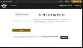 
							         Wild Card Rewards • Hard Rock Hotel & Casino - Wildcard Player Portal								  
							    