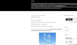 
							         Wildix Cloud - Wildix Blog								  
							    