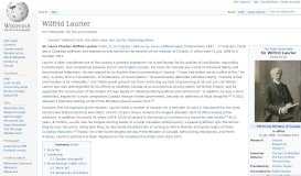 
							         Wilfrid Laurier - Wikipedia								  
							    