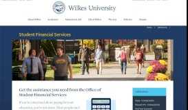 
							         Wilkes University Student Financial Services Financial Aid ...								  
							    