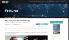 
							         Will Thompson – Clarendon College - ToggleMAG								  
							    