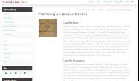 
							         Willacy County Area Newspaper Collection - The Portal to Texas History								  
							    