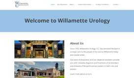 
							         Willamette Urology |								  
							    