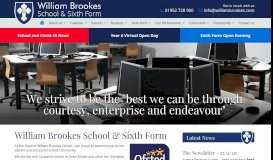
							         William Brookes School								  
							    