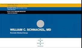 
							         William C. Schnackel, M.D. | Central Ohio Primary Care								  
							    