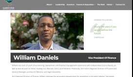 
							         William Daniels, Vice President of Finance - Sandpiper Hospitality ...								  
							    