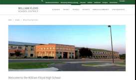 
							         William Floyd School District » William Floyd High School								  
							    