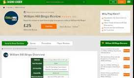 
							         William Hill Bingo Review - Get No Deposit Bonus & Promo ...								  
							    