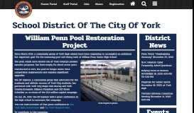 
							         William Penn Pool Restoration Project | School District Of The City Of ...								  
							    