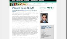 
							         William Recupero, DO, FACS | Hawthorn Medical Associates								  
							    