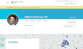 
							         William Tumpane Brinkman, MD | Baylor Scott & White Health								  
							    