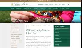 
							         Williamsburg Campus Child Care | William & Mary								  
							    