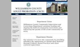
							         Williamson County CSCD Home								  
							    
