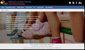 
							         Williamson County Schools - Online School Payments								  
							    