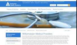
							         Williamstown Medical of BMC Providers Pittsfield, Massachusetts (MA ...								  
							    