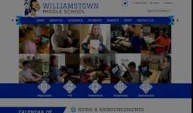 
							         Williamstown Middle School								  
							    