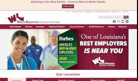 
							         Willis-Knighton Health System - Shreveport - Bossier City - Ark-La-Tex								  
							    