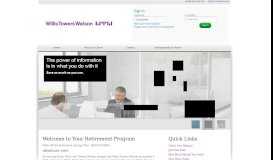 
							         Willis Retirement Plan Web Portal - Transamerica Retirement Solutions								  
							    