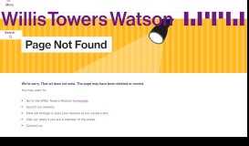 
							         Willis Towers Watson HR Portal Software introduces release - Willis ...								  
							    