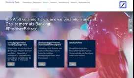 
							         Willkommen – Deutsche Bank Karriere								  
							    