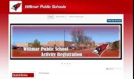 
							         Willmar Public Schools: Homepage								  
							    