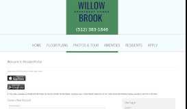 
							         Willow Brook - ResidentPortal								  
							    