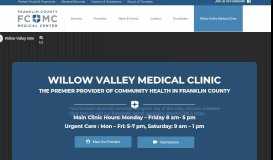 
							         Willow Valley Medical Clinic - Franklin County Medical Center								  
							    