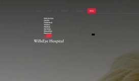 
							         Wills Eye Hospital - A Global Leader in Ophthalmology								  
							    