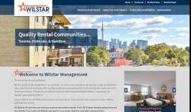 
							         Wilstar Management: Apartments in Hamilton, Etobicoke & Toronto								  
							    