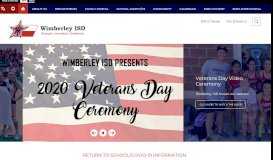 
							         Wimberley Ind School Dist / Homepage								  
							    