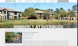 
							         Wimberly at Deerwood - ApexOne Investment Partners								  
							    