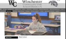 
							         Winchester High School - Winchester Schools								  
							    