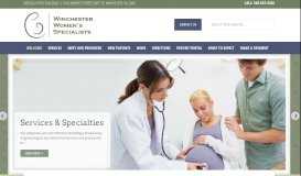 
							         Winchester Women's Specialists - OBGYN Gynecologist								  
							    