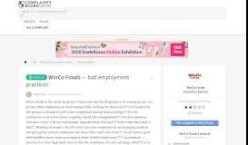 
							         WinCo Foods - Bad employment practices, Review 315027 ...								  
							    
