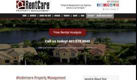 
							         Windermere Property Management - RentCare Property Management								  
							    