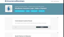 
							         Windhaven Insurance Login | Make a Payment - Insurance Reviews								  
							    