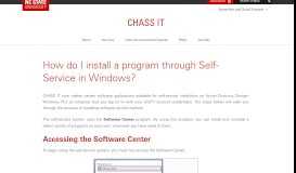 
							         Windows Self-Service - HSS IT - NC State								  
							    