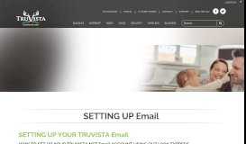 
							         Windows/Outlook: Setting Up E-Mail - TruVista								  
							    