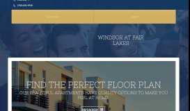 
							         Windsor at Fair Lakes: Apartments in Fairfax For Rent								  
							    