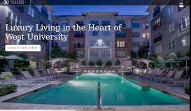 
							         Windsor at West University | West University Luxury Apartments | Home								  
							    